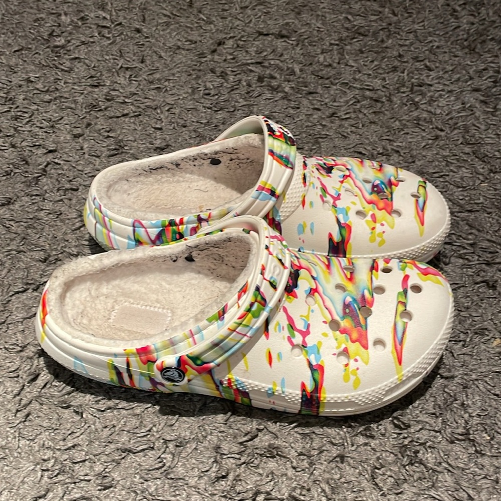 Paint Splatter Crocs View 2
